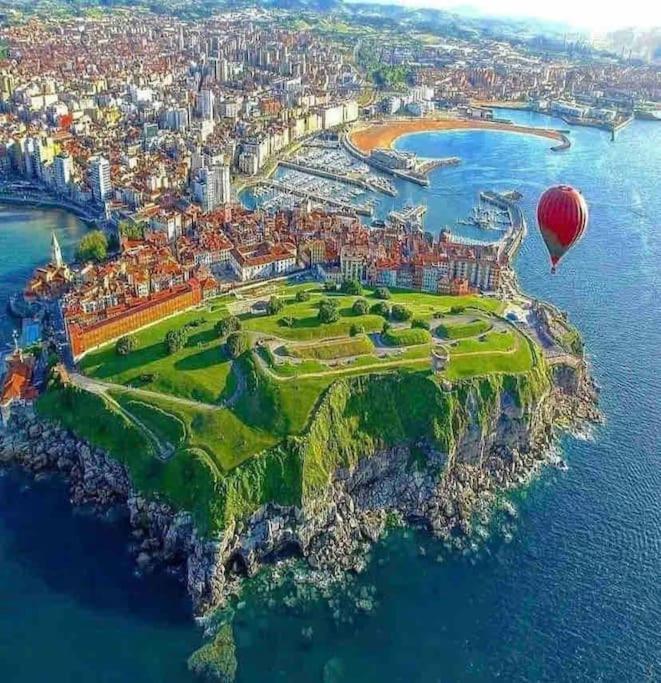 Apartamento Gijon Arena, Con Aparcamiento Zewnętrze zdjęcie